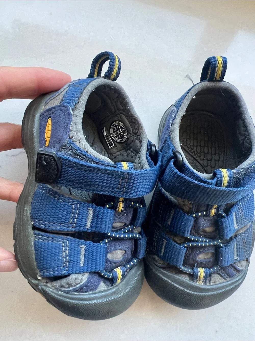 Keen Kids Navy Blue Closed-Toe Outdoor Sandals